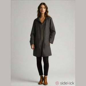 Vintage Tibor Leathers Brown Lambskin Cafe Coat Butter Soft Plus Size 1X Women’s